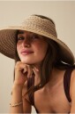 Ellos Collection   Hatt Visor   Beige