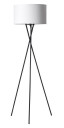Uptown gulvlampe hvit/sort Ø45 cm