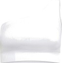 aim´n Ribbed Seamless One Shoulder Bra   WHITE   M