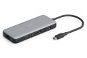 Digitus DA 70914 Dokkingstasjon USB C 7 porter HDMI USB A RJ45 SD MicroSD PD 4K/60Hz