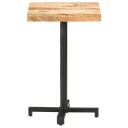 vidaXL Bistrobord firkantet 50x50x75 cm grovt mangotre