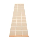 Pappelina Vevd Teppe Criss Beige 70x300 cm