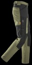 Snickers Workwear 6318 3104 AllroundWork Arbeidsbukse grønn/svart stretch Grønn/svart Klær