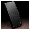 iPhone 15 Plus Qialino Classic Lommebok-deksel I Lær Svart