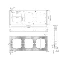 Sonoff Frame for switch M5 80 triple 3-fold M5-3C-80-F (graphite/black)