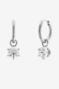 Edblad   Øreringer Crown Hoops Steel   Sølv