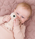 Done by Deer Tiny Sensory Rattle Pigee Powder - Pink - 14X 9CM