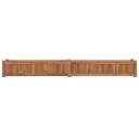 vidaXL Høybed 200x30x25 cm heltre teak
