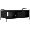 vidaXL Kaffebord Svart eik 99,5 x 49 x 41 cm Konstruert tre