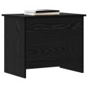 vidaXL Oppbevaringskiste Svart eik 60 x 40 x 50 cm Konstruert tre