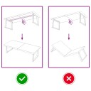 vidaXL Vegghylle 140x50x4 cm ubehandlet heltre eik
