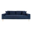 Lido sofa 3 seter med 2 puter sandfarget.