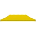 vidaXL Teltduk for festtelt 6x3 m gul 270 g/m²