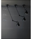 Lampe Gras N304 Vegglampe Matt Sort & Kobber Hardwired