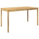 vidaXL Hagebarbord Hvit 196 x 100 x 105 cm Solid akasietre