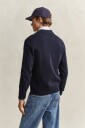 Gant Milano Knit Cotton Cardigan   Navy   XXL