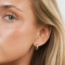 Timi Of Sweden Hedvig Classic Wide Hoop Earrings Silver
