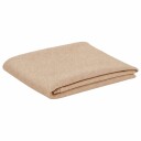 vidaXL Bordduk Oval Beige 130 x 180 cm