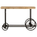  Konsollbord 112x36x76 cm heltre mango og jern 8720845855581