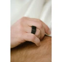 Steel & Barnett Hudson Ring - Black - 59.5