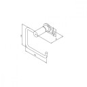 Silhouet Toalettpapirholder sort matt