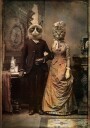 Victorian Cat Couple Plakat / 100x150