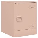  Nattbord rosa 34,5x39x44 cm stål 841609