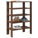  Skohylle brun eik 61x32x87,5 cm konstruert tre 8721158648884