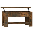 vidaXL Salongbord røkt eik 101x49x52 cm konstruert tre