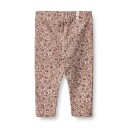 Wheat Jersey Leggings Jules Grey Rose Flowers (92 / 2 år)