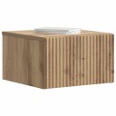  Vegghengt Nattbord Artisan eik 33 x 34,5 x 20 cm Konstruert tre