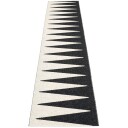 Pappelina Vivi matte 70x350 cm black / vanilla