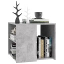vidaXL Sidebord betonggrå 50x50x45 cm sponplate