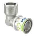 Uponor S-Press vinkel m/nippel 32-R1"MT