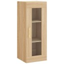  Veggskap sonoma eik 34,5x34x90 cm