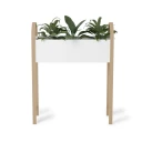 Umbra Bellwood blomsterkasse hvit natur