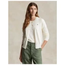 Polo Ralph Lauren Cotton Crewneck Cardigan   Cream   XL