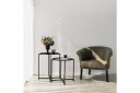 Akeno Sidebord 60x50 cm Svart - Hanah Home