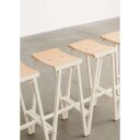 HAY   Taburete 8 Bar Stool Low EggshelLampemesteren
