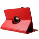 Universal Rotary Folio-etui til Tabletter 9-10 Rød