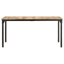 vidaXL Spisebord 160x80x76 cm grovt mangotre