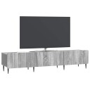  TV skap med skuff Grå sonoma 147 x 34,5 x 32 cm Konstruert tre