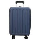  sammenleggbar koffert hard skall 20'' mørk blå 34x23x55.5 cm ABS
