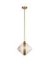Copper Coast 15" Pendant Olive Cut Brass
