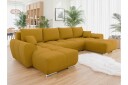 Simerly Sovesofa Dobbeldivan 4 seter   Gul