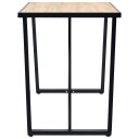 vidaXL Spisebord eik 120x60x75 cm MDF