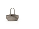 Zone Singles eggeglass med beholder Taupe