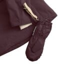 MINI A TURE Matcesar Fleece Lined Mittens   Burgundy   2 3Y