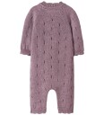 Name It Nbfwrilla Wool Ls Knit Suit   Purple   56