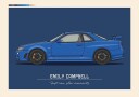 Sport Car Personal 5 Plakat Plakat / 50x70cm